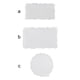 thumbnail image 4 of Fruta plato resina antiadherente moldes de silicona bandeja bandeja de arcilla molde de arcilla mesa adorno decoración artesanía artesanía suministros grande rectángulo Sweethay HA010256-02, 4 of 6