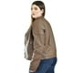thumbnail image 2 of Chamarra estilo biker Roman Fashion /Tallas Extras, 7370 (Cafe) cafe 42, 2 of 6
