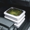 thumbnail image 3 of Plastic Aluminum Foil Tray (with Lid) - Flip-Top Tray - Portable Casserole Dish, Stackable Plastic Aluminum Foil Tray Holder for Home & Travel, 3 of 9