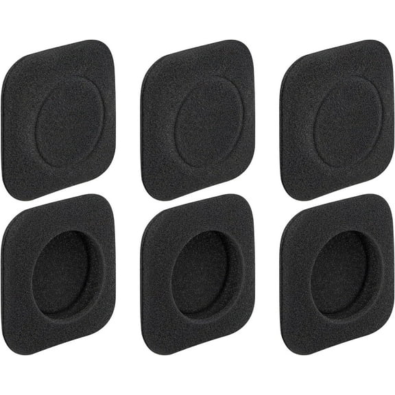 SOULWIT 6Pcs Replacement Earpads for Logitech Stereo Headset H150, Soft and Durable Sponge Ear Pads Cushions with High-Density Foam - Black