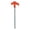 Orange, variant on 1Pc Tent Stakes,9.84 Inch Heavy Duty Non-Rust Ground Stakes,Ground Stakes Tent Spikes for Camping Patio,Canopies,Grassland,Orange Kilougeis
