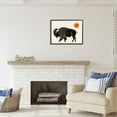 thumbnail image 3 of Stupell Industries Boho Bison Facing Left Animals & Insects Painting Black Framed Art Print Wall Art, 30 x 24, 3 of 9