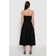 thumbnail image 4 of Womens Haute Monde Strapless Pleated Midi Dress with Zip Back, 4 of 4