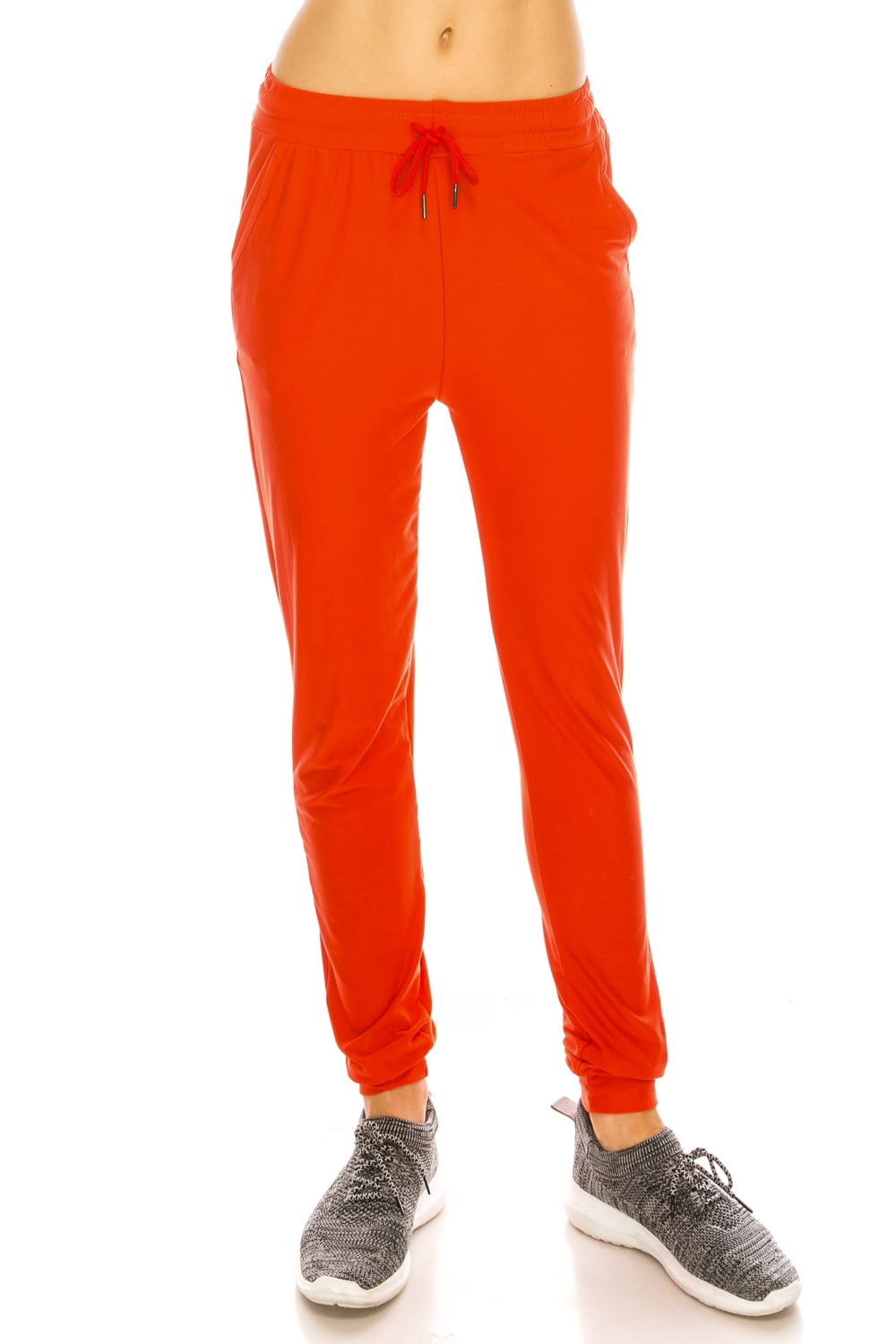 LA12ST - LA12ST Women's Juniors Soft Jogger Pants Drawstring Pockets - Walmart.com - Walmart.com