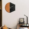 thumbnail image 5 of 12 '' Wood Wall Clock with - Modern Style Xylophone Design Clocks Decorative Kitchen, 5 of 8