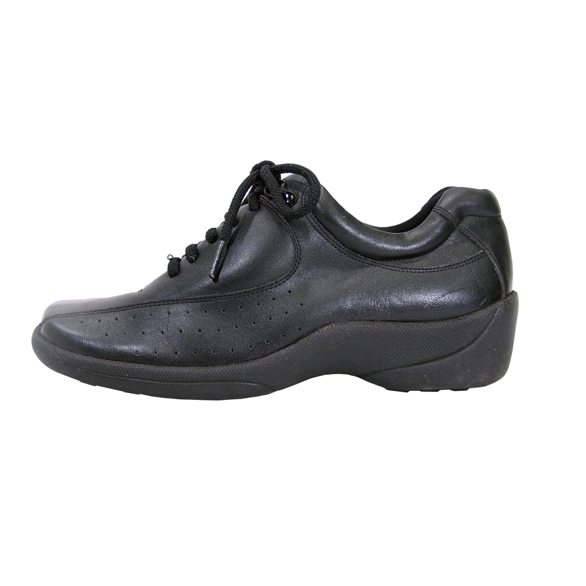 24 HOUR COMFORT Gina Wide Width Professional Sleek Shoe BLACK 6.5