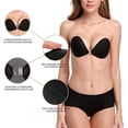thumbnail image 4 of Dicasser Sticky Bra 5 Pairs Strapless Backless Bra Adhesive Invisible Lift up Bra Push up Bra for Backless Dress, 4 of 10