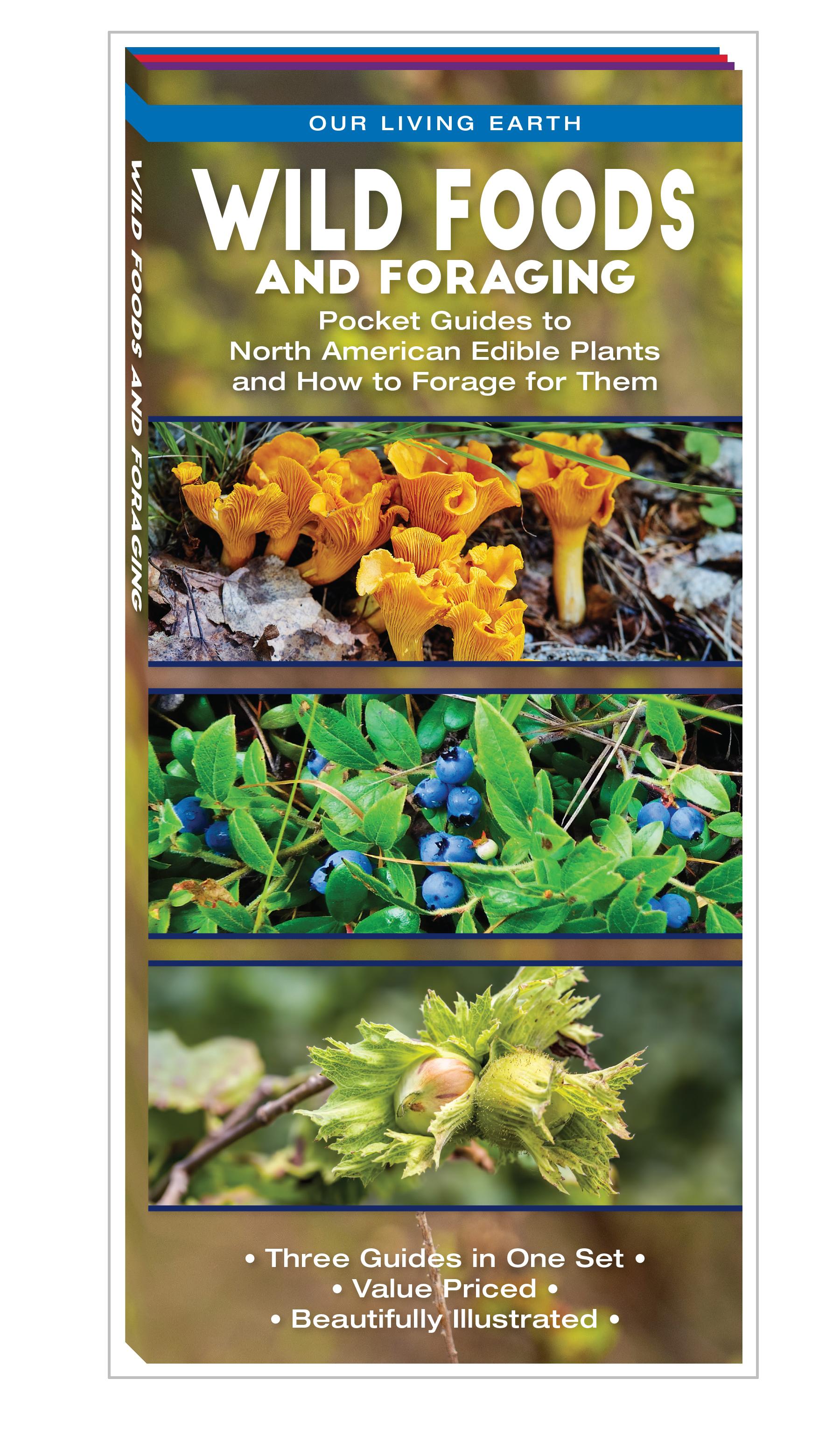 Our Living Earth Wild Foods and Foraging Pocket Guides to North