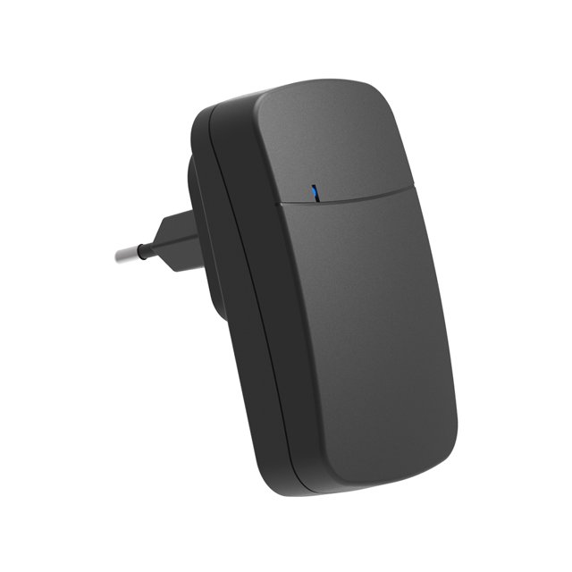 Mini Timbre Alto Volumen con 38 Melodías para Seguridad Doméstica (Negro EU 1Botón+1Receptor)