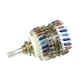 thumbnail image 1 of Potenciómetro de control de volumen de 23 pasos con resistencia, interruptor de potenciómetro DIY, atenuador de audio para tocadiscos y altavoz. 250 mil, 1 of 8