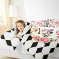 thumbnail image 4 of Castle Fairy Children Teenagers Adults Kawaii Pink Princess Castle Bedding Comforter Set 2pcs,Botanical Rose Mushroom Twin Comforter Sets Microfiber,Magical Magician'S Hat Playing Cards Bedding Set, 4 of 8
