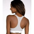 thumbnail image 3 of Calvin Klein Modern Cotton Unlined Bralette (Women's), Heather Gray, 3 of 4
