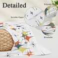 thumbnail image 2 of Colorful Diamond Pillow Covers, Linen Long Throw Pillow Case, Modern Geometric Middle Century White Holiday Pillow Protector Decorative Cushion Cover for Living Room/Bedroom 20" x 30", 2 of 8