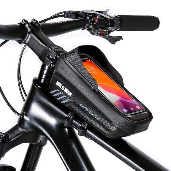Bicycle Bag Front Quick Release Cycling Bag Rainproof Touch Screen Phone Bag 6.8inch Sun Visor Bag 1L Bike Accessarie