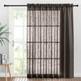 thumbnail image 3 of NIBOLOG Linen Sheer Curtains Semi-sheer Versatile Polyester Luxurious Window Treatment Drapes for Home, 3 of 8