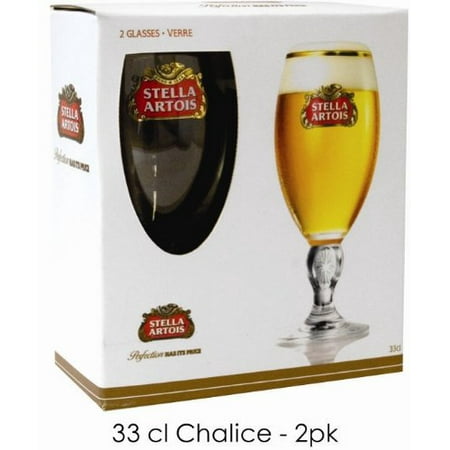 Pilsner Beer Chalis Set of 2, Set of Two By Stella (Stella Artois Best Beer)