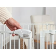 Regalo Super Wide Baby Gate and Play Yard, 56-144 in, White, Ages 6-24 Months