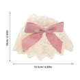 thumbnail image 2 of HOOWIFFY 2 Pieces Lace Arm Sleeves with Bow, Elegant Bridal Gloves for Weddings, Proms, and Special Occasions Accessories, 2 of 6
