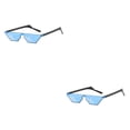 thumbnail image 2 of Guardurnaity El marco liviano hace que estas gafas de sol unisex sean cómodas de usar durante todo el día Gafas falsas de mosaico Caja azul Doble Caja Azul Doble Pequeño mosaico 2Conjunto, 2 of 6