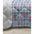 thumbnail image 3 of Zoo Down Alternative Comforter, Repetitive Toucan Giraffe Flamingo Raccoon Kangaroo Pattern on Plain Backdrop, Microfiber Quilt for All Season, 5 Sizes, White and Multicolor, by Ambesonne, 3 of 3