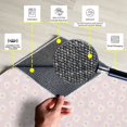 thumbnail image 4 of Floral Round Nursery Carpet, Daisy Flower Kids Room Rug, 3x3 ft Diameter, Pink Rug for Toddler Girl, Anti-Slip Baby Room Rug, Washable Girls Room Carpet, 4 of 5