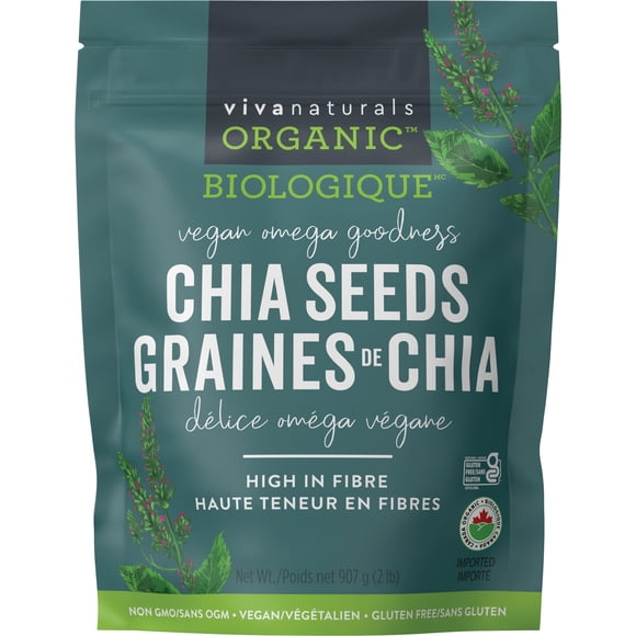 Viva Naturals Organic Chia Seeds, 2 lb (907 g)