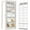 Clear - 5 Tiers, variant on Ofiray-home Over the Door Organizer 5 Tiers,Extra Large Behind Door Storage of 10 Compartments,80 lbs Weight Capacity Over the Door Storage, Door Hanging Organizer for Closet, Diaper Organizer, Beige