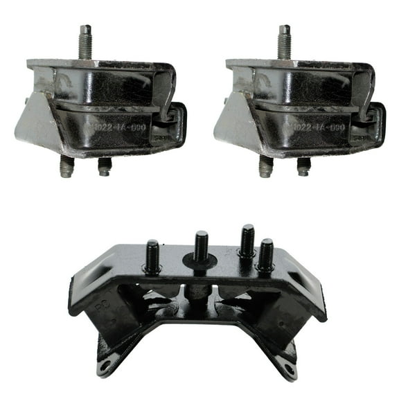 TRQ 3pc Engine & Transmission Mount Kit Set for 98-01 Subaru Forester Impreza