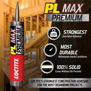 Loctite Pl Premium Max Construction Adhesive Pack of 1, Gray 9 fl oz Cartridge