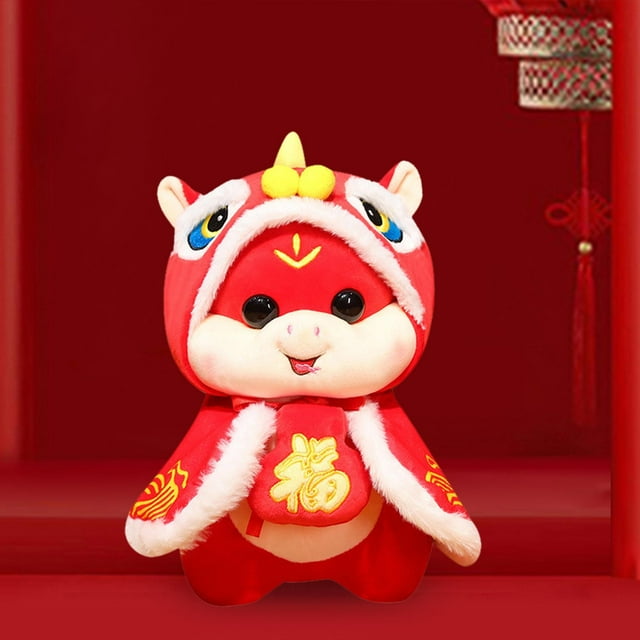 Juguete de peluche de serpiente,Juguete de peluche de serpiente,Muñeca de serpiente práctica y creativa linda,Decoración del hogar para amigos,Sala de rojo con bolsa