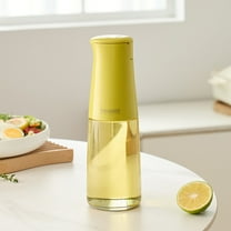 Vacemry Under $5 Automatic Oil Dispenser Bottle, Gravity Activated Kitchen Condiment Container, Glass Construction with Drip Free Spout, Food Grade Liquid Pourer