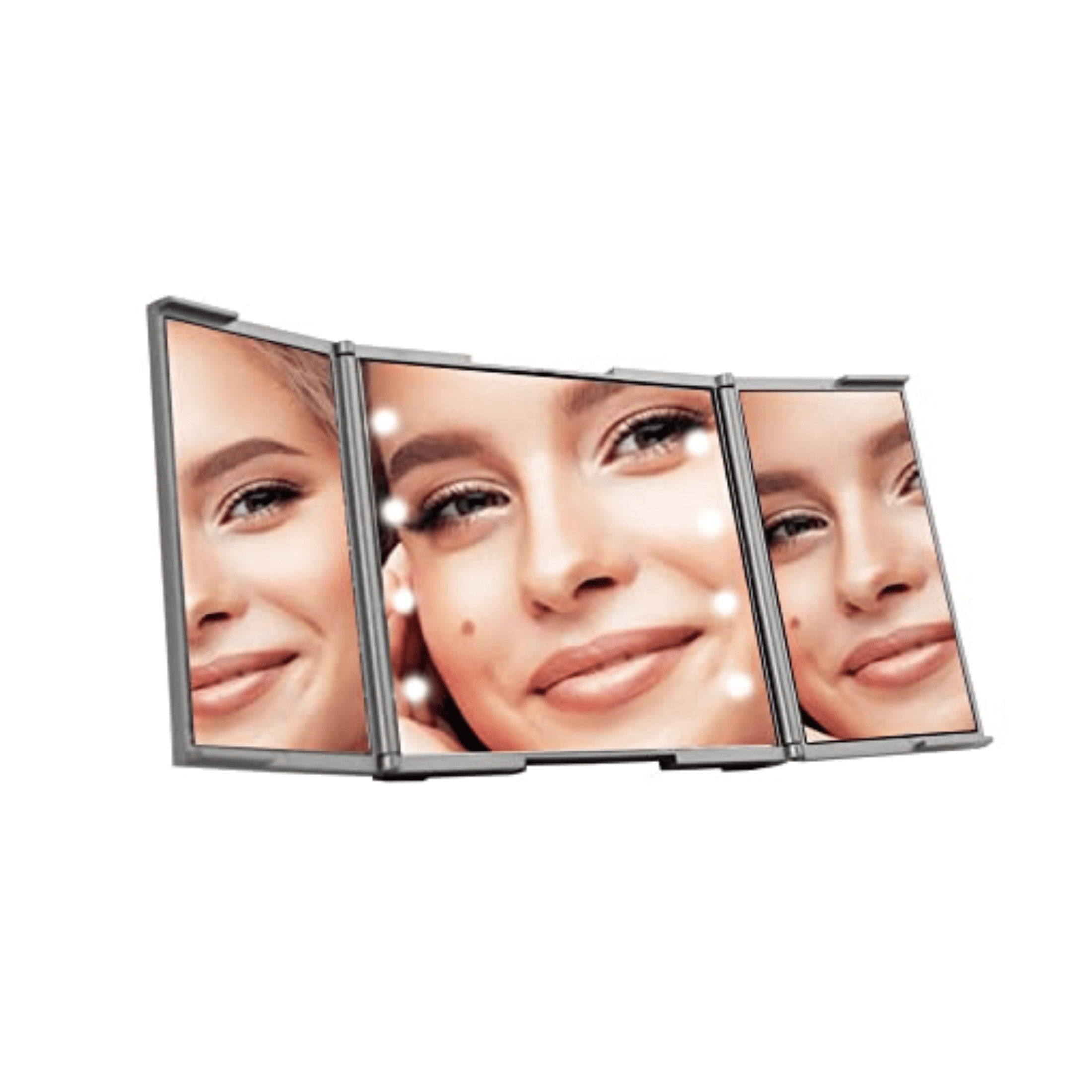 Impressions Vanity Revealight Trifold Compact LED Makeup Mirror