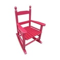 thumbnail image 5 of LoLado Children's Rocking Chair-Indoor or Outdoor-Suitable for Kids-Durable, Rose Red, 5 of 7