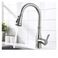 thumbnail image 1 of Kitchen Faucets Silver Single Handle Pull Out Kitchen Tap Single Hole Handle Swivel 360 Degree Water Mixer Tap Mixer Tap ,Effortless Installation, 1 of 7