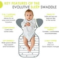 thumbnail image 5 of bblüv Convertible 3-In1 Swaddle, 0+ Months, Medium, 1 Count, 5 of 11