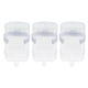 thumbnail image 1 of 3 piezas de bebederos para mascotas, vasos de agua, accesorios para jaulas de pájaros, comedero, bebedero para colibríes, plástico blanco, 1 of 6