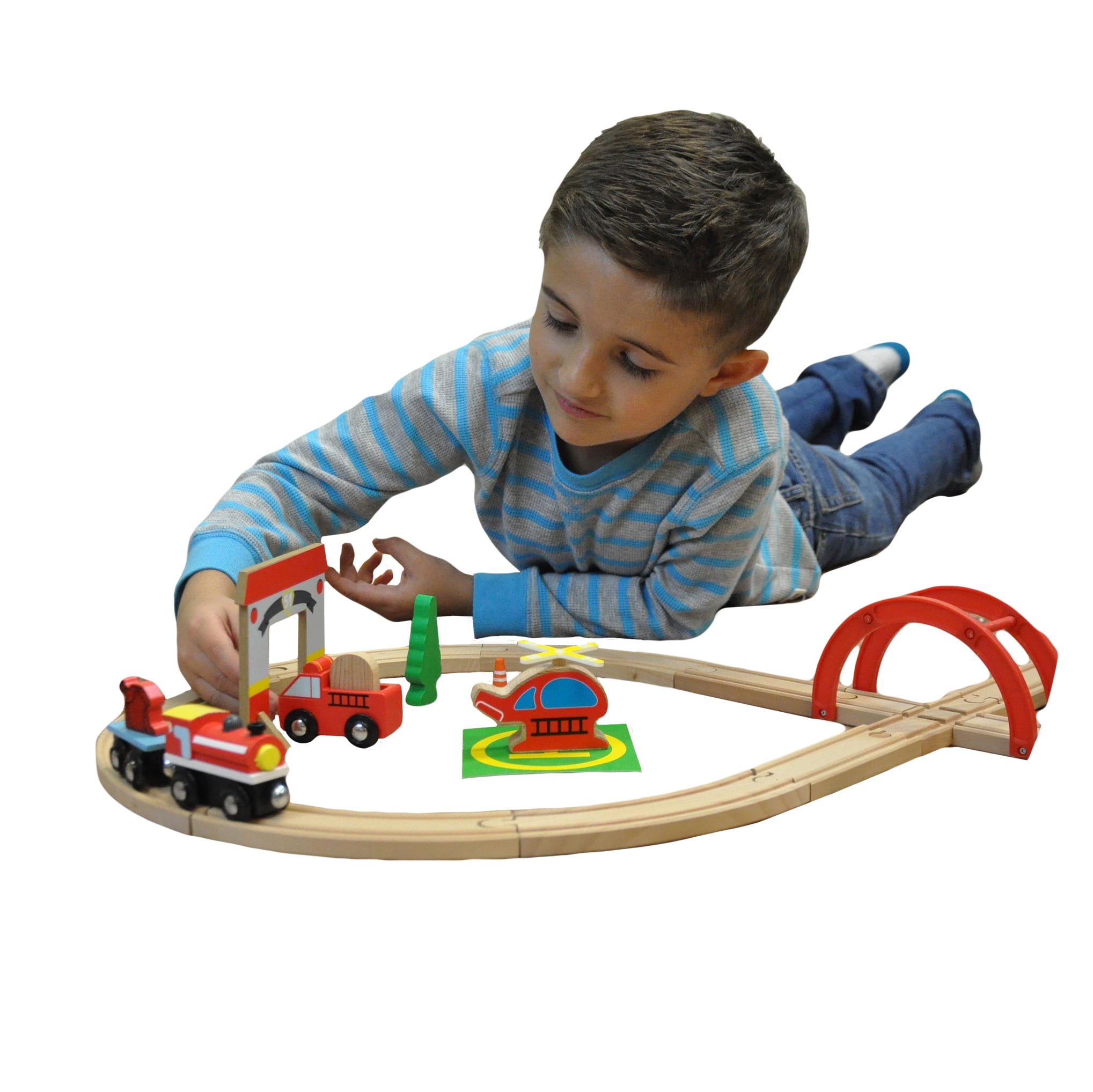 Sainsburys wooden cheap train set