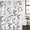Navy blue, khaki, variant on Grey Brown Botanical Shower Curtain Set - Small 36" x 72" Washable Bathtub Curtain with 12 Hooks, Watercolor Spring Floral Summer Leaf Waterproof Fabric Shower Curtains for Bathroom/Bathtub Décor