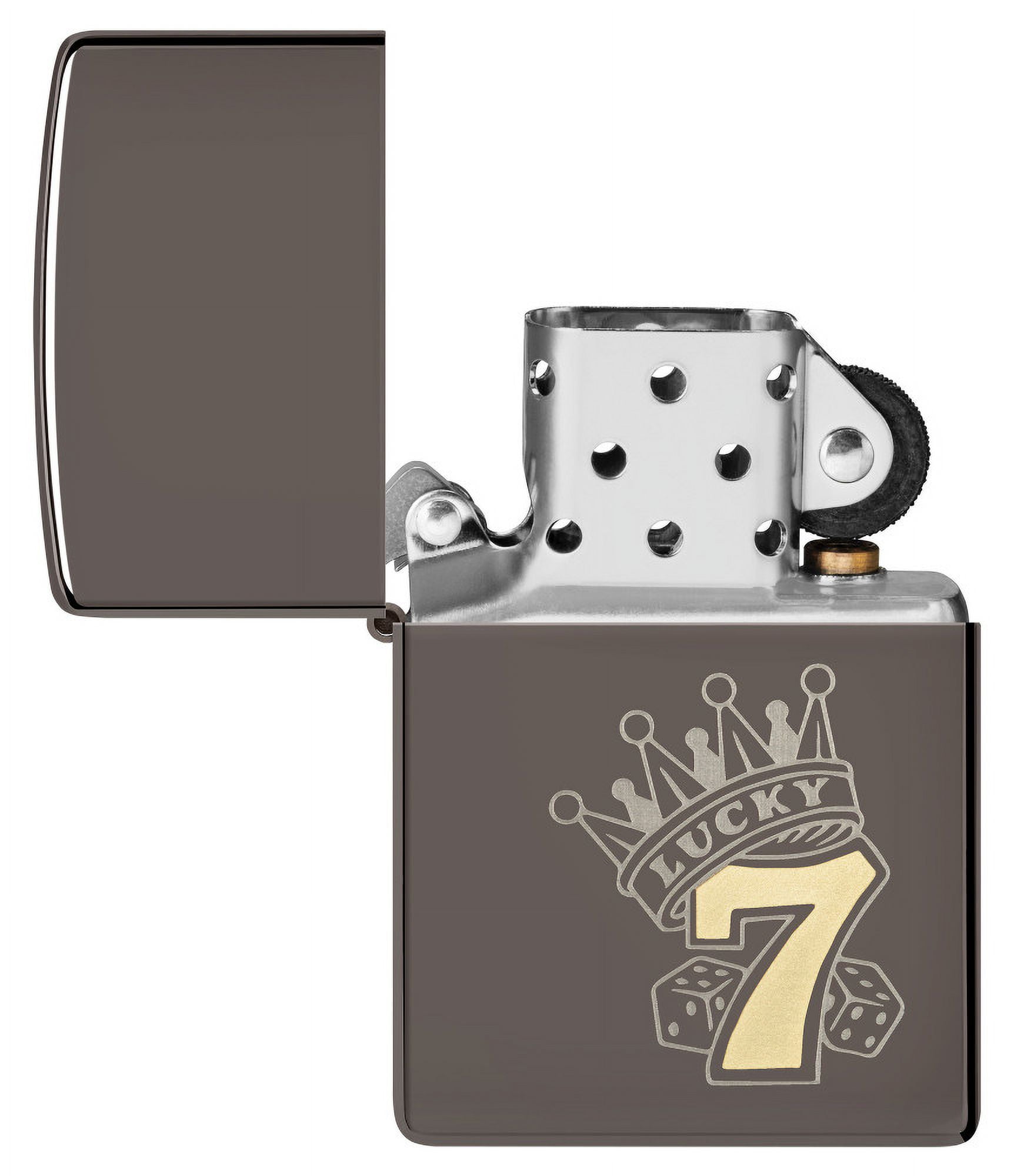 Zippo 48913 Lucky 7 Design Metal Refillable and Windproof