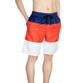 thumbnail image 2 of Youloveit Mens Swim Trunks Quick Dry Beach Swimwear Colorblock Board Shorts Bathing Suits with Mesh Lining Elastic Waist Drawstring,up to size 5XL, 2 of 8