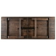 thumbnail image 6 of Flash Furniture Hercules 8' x 40" Rectangular Antique Rustic Mahogany Solid Pine Folding Farm Table, 6 of 9