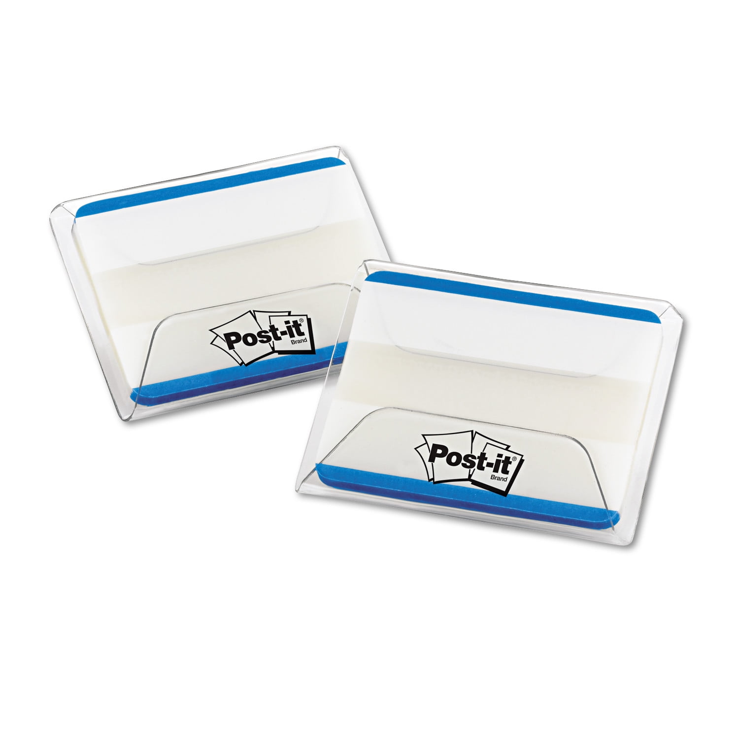 Postit Tabs 2" and 3" Tabs, Lined, 1/5Cut Tabs, Blue, 2" Wide, 50