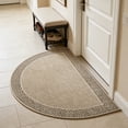 thumbnail image 6 of Tarmeek Half Round Door Mat 50x80cm Non-Slip Textured Entrance Rug, Anti-Slip Semicircle Floor Mat for Indoor Outdoor Use, Washable Absorbent Carpet for Home Entryway Kitchen, 20x31 Inch, 6 of 7