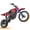 Red, variant on Electric Dirt Bike for Teens & Adults, 3500W Peak Mid-Drive Motor, 38 MPH Off-Road, 48V 23Ah Battery, 14"/12" Wheels, Hydraulic Dual Shock Suspension, White