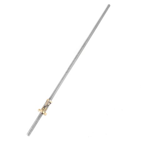 T8 Threaded Rod Lead Screw with Anti Backlash Spring Loaded Nut for 3D ...