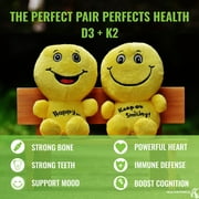 Liposomal Vitamin D3 5000 IU with K2 MK7 100 mcg, Vit D and K Supplement 365 softgels
