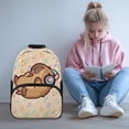 thumbnail image 2 of Yuyamidu Capybara Backpack for Girls Boys 6-8 Music Note Bookbag for Kids Primary School Bag Children Book Bag Elementary School Backpacks School Supplies, 2 of 7