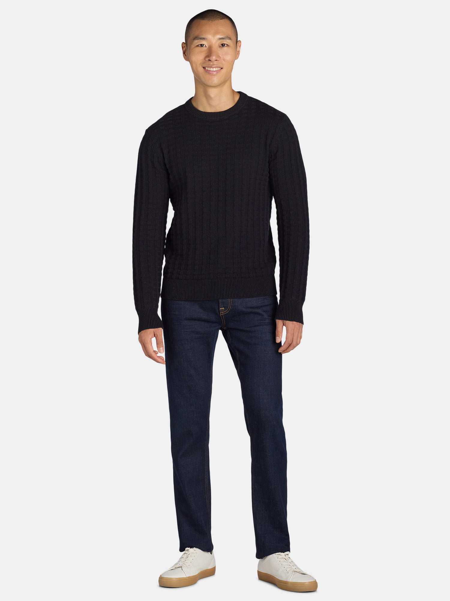 Tribekka 44 Men's Textured Crewneck Sweater, Sizes XS-3XL