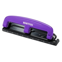 Bostitch EZ Squeeze 3 Hole Punch, 12 Sheet Capacity, Reduced Effort