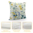 thumbnail image 4 of Flowers Throw Pillow Covers Spring Floral Pattern Yellow Blue Square Pillowcases for Home Decor Sofa Car Bedroom Pillow case, 4 of 5
